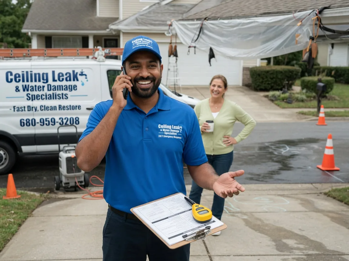 Ceiling Leak Cleanup Sadsburyville, PA FAQs
